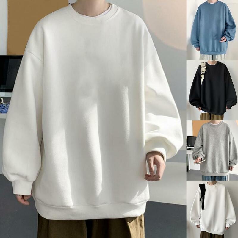 Plus Size Trendy Leisure Herfst Sweatshirt Cool Mannen Sweatshirt Oversized Voor Werk