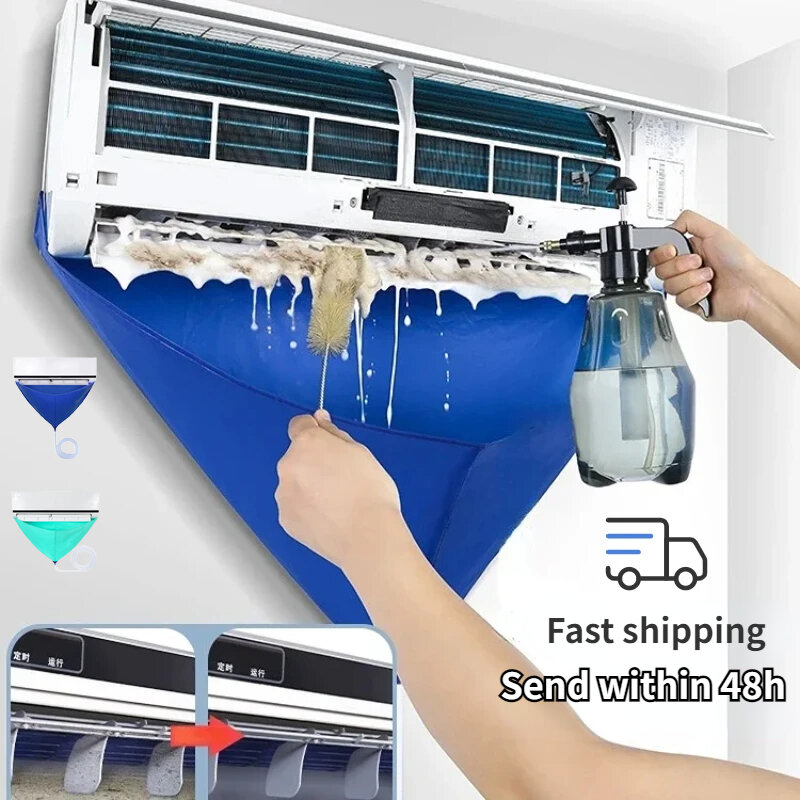 AC-Reinigungs set Klimaanlage Reinigungs beutel mit Abflussrohr AC-Reiniger wasserdichte Klimaanlage Wasch set Klimaanlage Werkzeuge