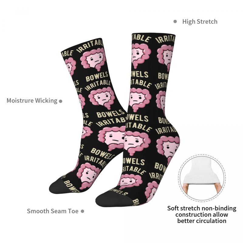 ลำไส้แปรปรวน-ทางเดินอาหารถุงเท้าฮาราจูกุดูดซับเหงื่อชุดถุงเท้ายาวทุกฤดูกาลสำหรับของขวัญ unisex