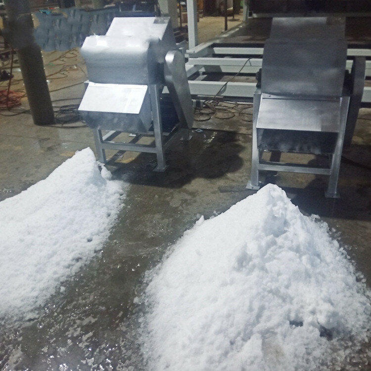 Fabricante De Esmagamento De Gelo Industrial, Tamanho Grande, Block Ice Crusher Making Machine