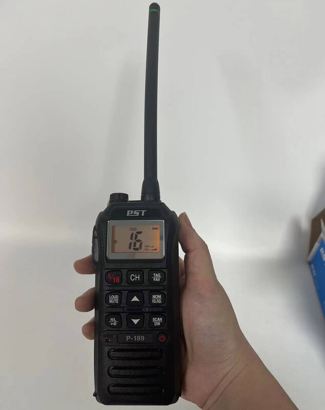 PST-walkie-talkie flotante marino de alta frecuencia, radio resistente al agua, portátil, de alta potencia, P-189