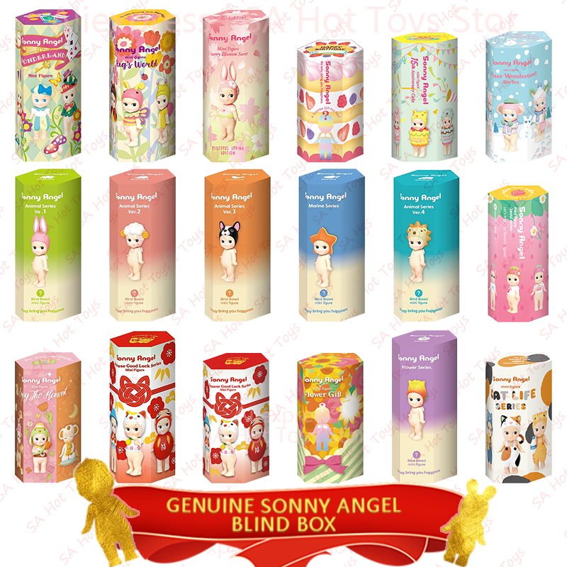 Sonny Angel Blind Box Genuine Cartoon Doll Screen Decoration Christmas  Birthday Gift Mysterious Surprise Cute collectibles