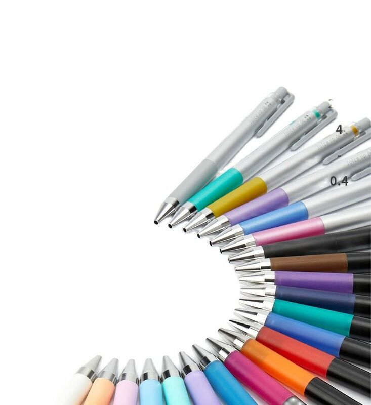 Juice Up pena Gel netral kapasitas besar kualitas tinggi 0.5/0.4/0.3mm pena dan inti pasokan kantor sekolah hitam biru merah