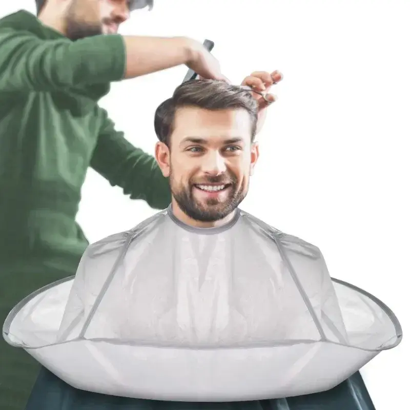 1 pz impermeabile adulto taglio dei capelli mantello ombrello pieghevole Cape Salon barbiere casa parrucchiere mantello copertura panno