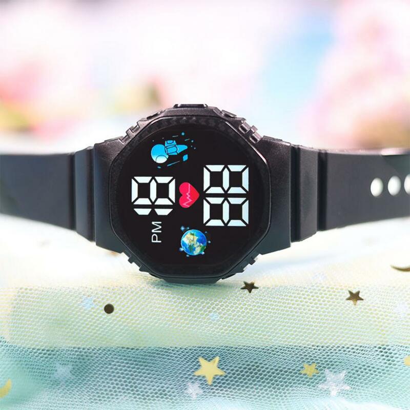 2023ของขวัญวันเกิด Jam Tangan elektronik เด็กสำหรับเด็กผู้หญิงเด็กเด็กผู้ชายนาฬิกาสมาร์ท LED ดิจิตอลเด็กนาฬิกาข้อมือสร้อยข้อมือกันน้ำ