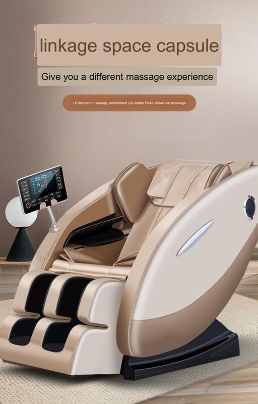 Zero Gravidade Recliner Massagem Cadeira, Aquecimento elétrico Amassar, Luxo Home Office Móveis, Novo Modelo