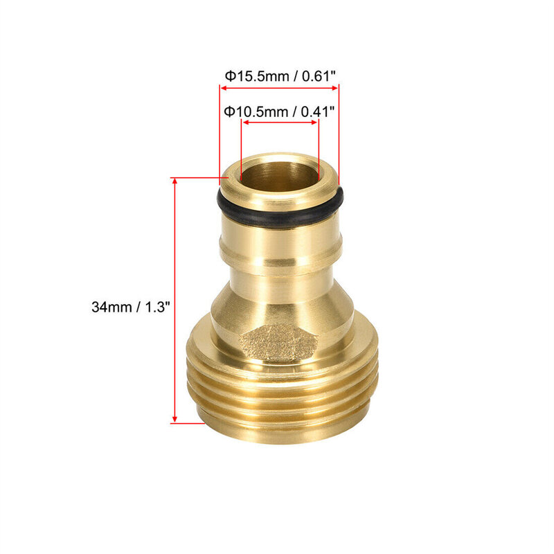 Outdoor Industry Home Faucet Tap Adaptor Tap Connector Brass Male Thread Hose Pipe Accessories Adapter Fitting