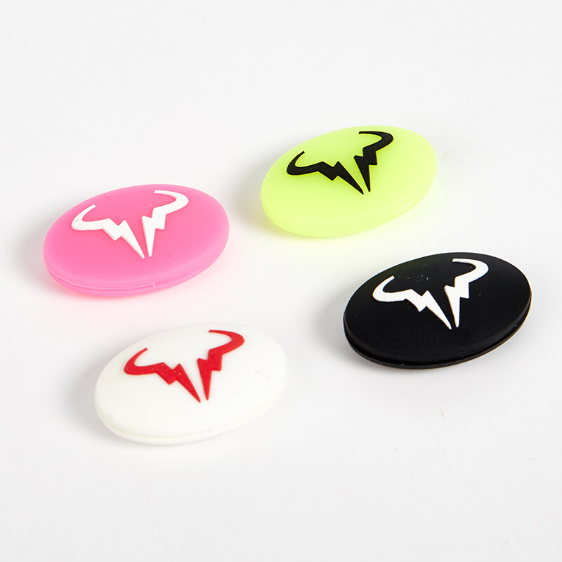 1pc Tennis Racket Shock Absorber Vibration Dampeners Durable Anti-vibration Silicone Cartoon Animal Bull Head Raqueta