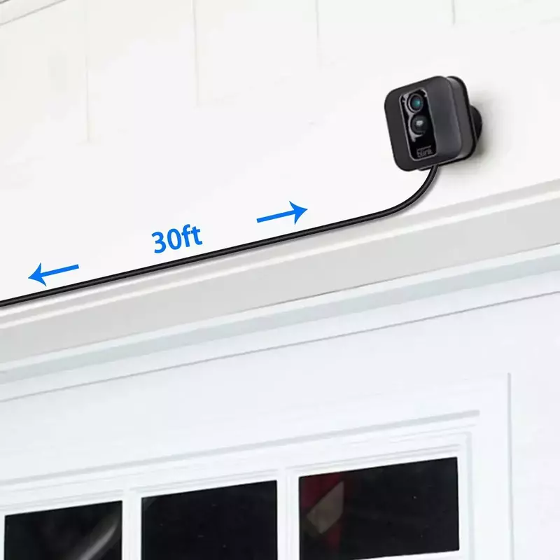 30ft/9m Wetterfeste Outdoor Lade Kabel für Neue Blink Outdoor/Blink Indoor/Blink XT/XT2 mit USB Port Schnelle Ladegerät
