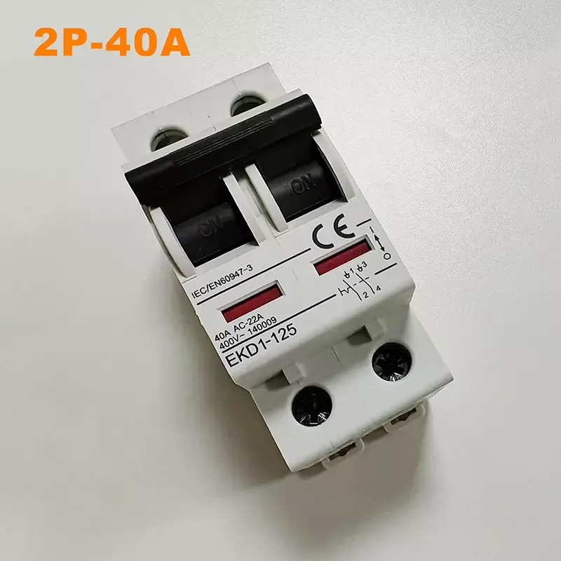 Przełącznik izolacji wyłącznik zasilania feyree 1P 2P 4P 20A 40A 50A 60A dla Type2 typ1 EV Wallbox stacja do ładowania EV przełącznik izolatora
