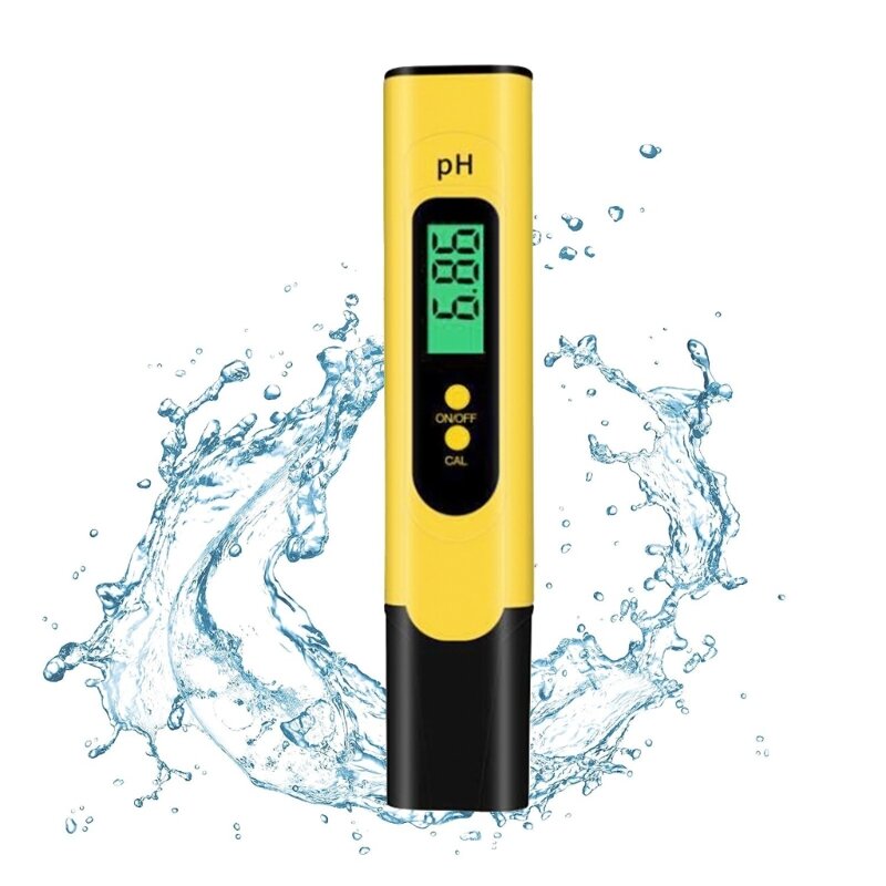 PH-Meter, digitaler Wasserqualitätsmonitor, Tester 0–14 für Aquarium-Poolwasser