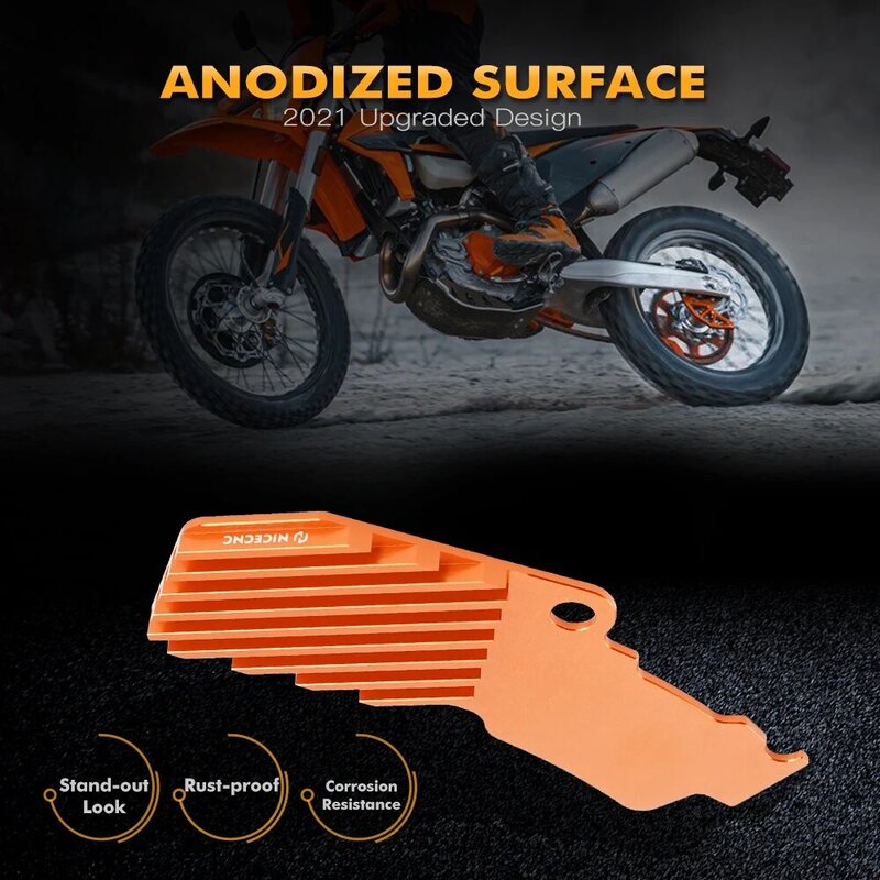 مبرد حراري بمكابح خلفية للدراجة النارية يتوافق مع KTM EXC exf XC XCF XCW SX SXF XCWF 125-530 200 300 2008-2023 2022 2021 GASGA