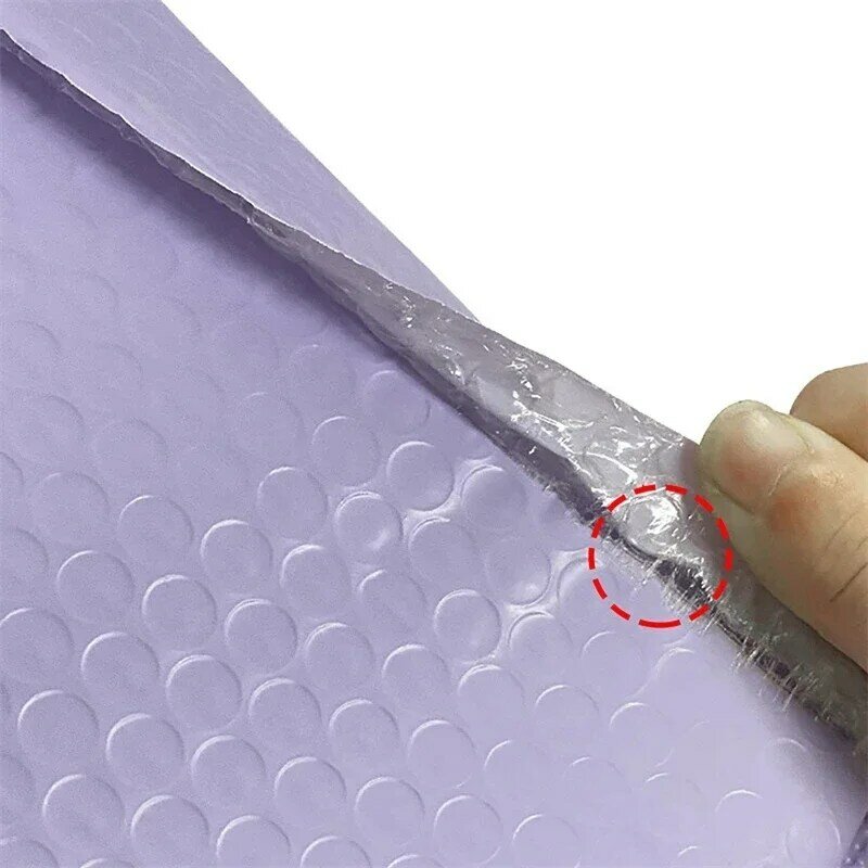 20pcs Bubble Mailers Poly Padded Mailing Packaging Padding Self Seal Bag Shipping Envelope Mailer Purple Envelopes Bags Big Size