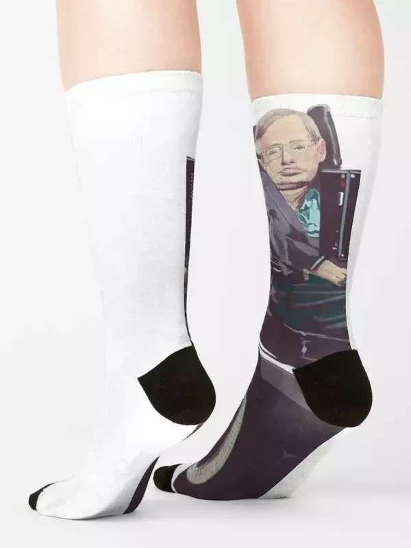 Носки Stephen Hawking профессиональные для бега, забавные подарки, свободные носки для мужчин и женщин