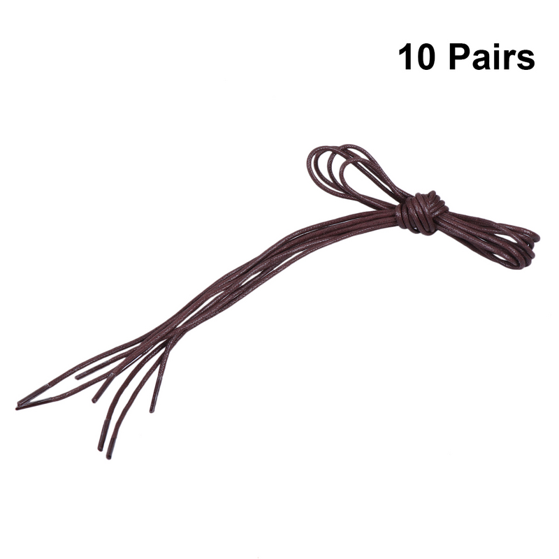 12 Pairs Thin Shoe Laces Round Waxed Shoelace Shoe Laces Casual Shoes Accessories