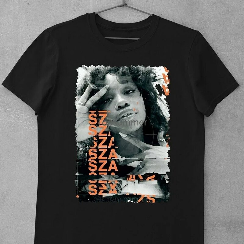 Sza ctrl Hip Hop T-Shirt schwarz T-Shirt Geschenk lustige Vintage Geschenk Männer Frauen df065