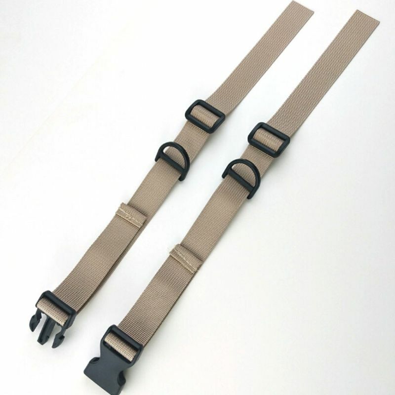 2Pcs/Pair Adjustable Nylon Backpack Chest Harness Strap Webbing Sternum Clip Rep Dropship