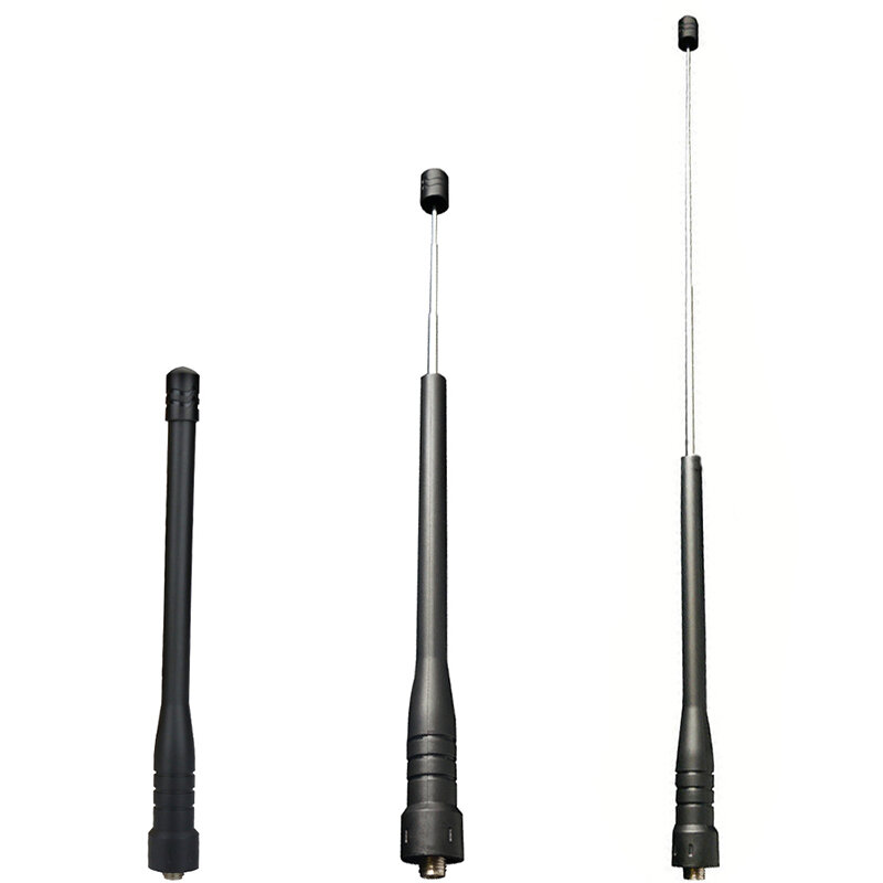 Universal Walkie Talkie Telescópica Rod, antena alta do ganho para Baofeng 888s
