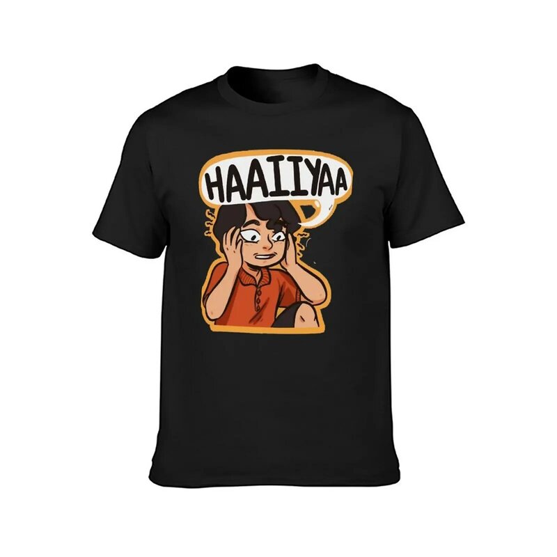 Tio Roger HAIIYAA-Camiseta Merch Masculina, Tops Tamanhos Grandes, Blanks, Vestuário