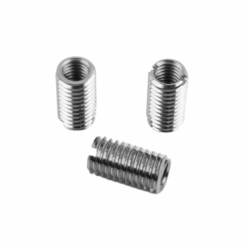 Reducer Inserts 10pcs Threaded Inserts Inner M6X10 Outer M8X125 Male/Female Nut with Stainless Steel Construction