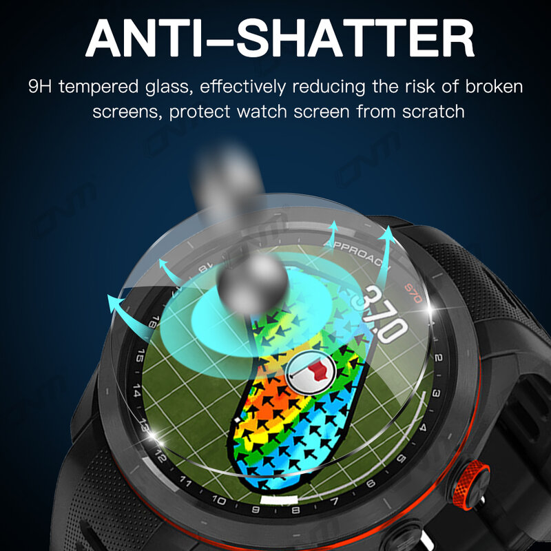 Screen Protector for Garmin Approach S70 47MM 42MM Tempered Glass Protection for Garmin Approach S70 Anti-Scratch Glass Film