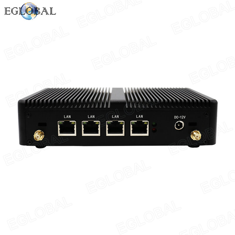 EGLOBAL-microdispositivo Firewall de 4 puertos i225 2.5GbE LAN Sin ventilador, Mini PC Intel Celeron N5095, enrutador VPN Openwrt Houshold PC