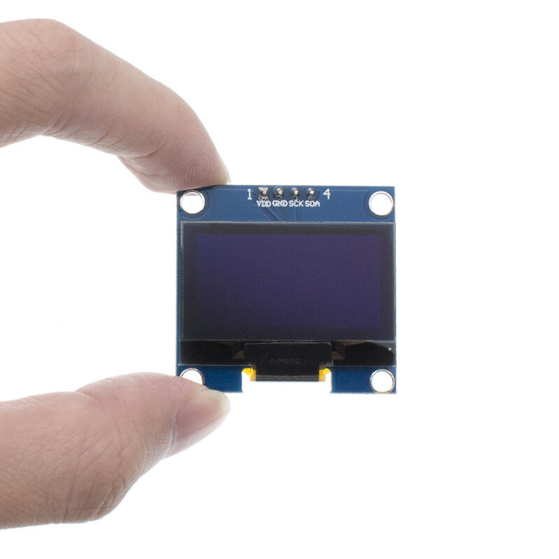 Módulo de exibição OLED para Arduino, Chip de cor branca e azul, LCD, LED, IIC, I2C Comunicar, SH1106, 128x64, 1,3"