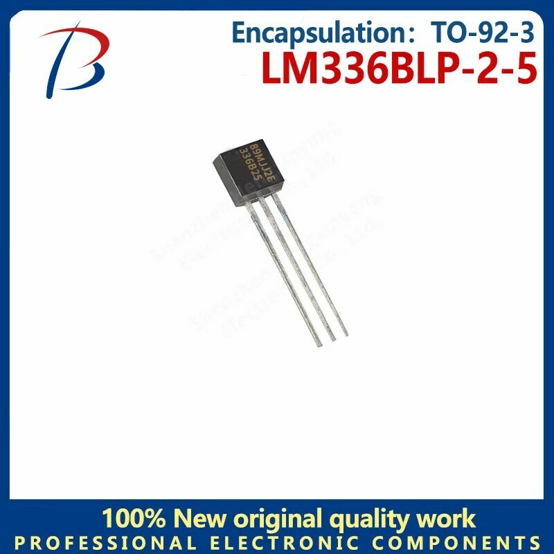 10pcs   LM336BLP-2-5 package TO-92-3 voltage reference chip 10mA 2.49V through hole 0°C~70°C