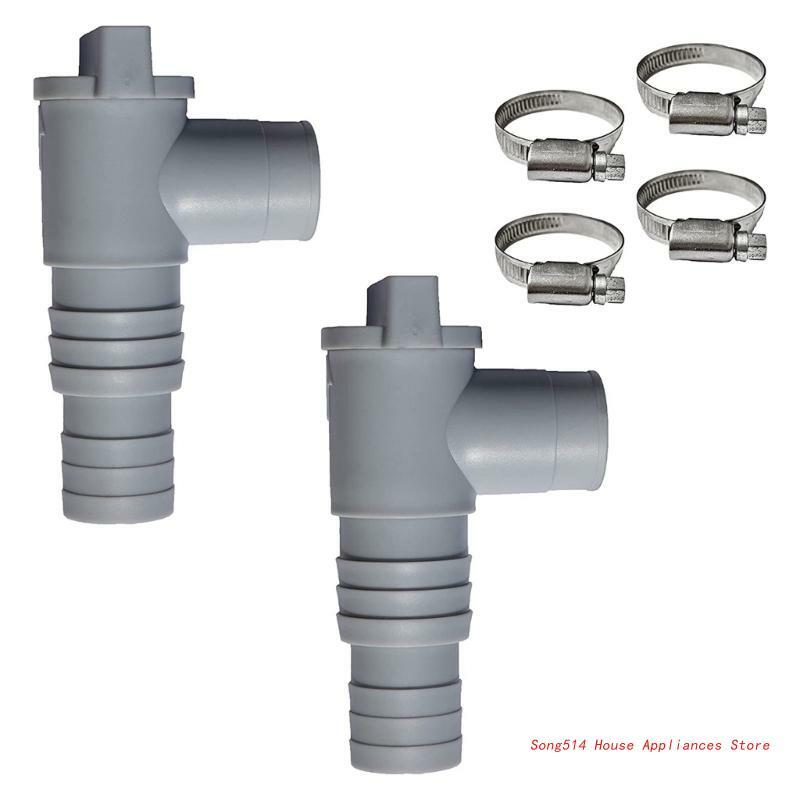 Pool Filter Pump Adapter PVC On/Off Plunger  Swimming Pool Hose Adapter for 32mm Hose Connection Pool Accessories 95AC