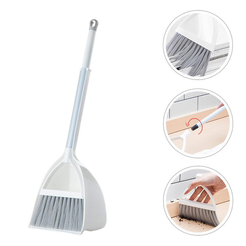 1 Set of Broom And Dustpan Set Detachable Kids Broom Countertop Cleaning Tools
