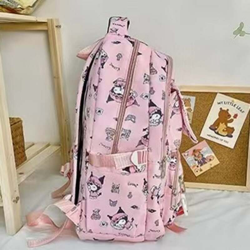 Новый рюкзак Hello Kitty для учеников начальной школы, средней и старшей школы, модная вместительная Милая школьная сумка для женщин