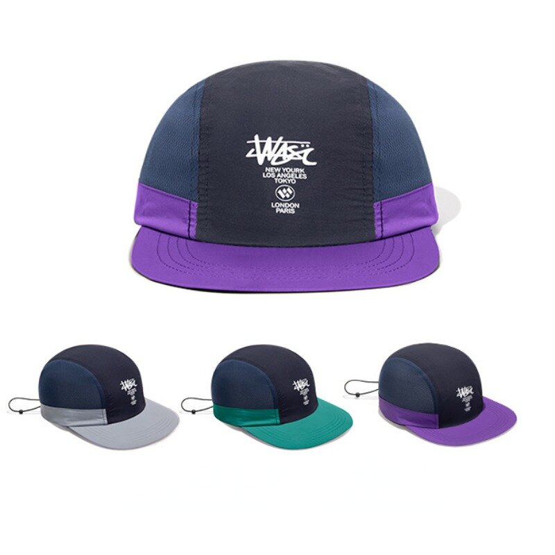 Men Women Kid Family Travel Hat Soft Top Baseball Cap Outdoor Sports Flat-brim Hats 5 Piece Quick Dry Waterproof Breathable