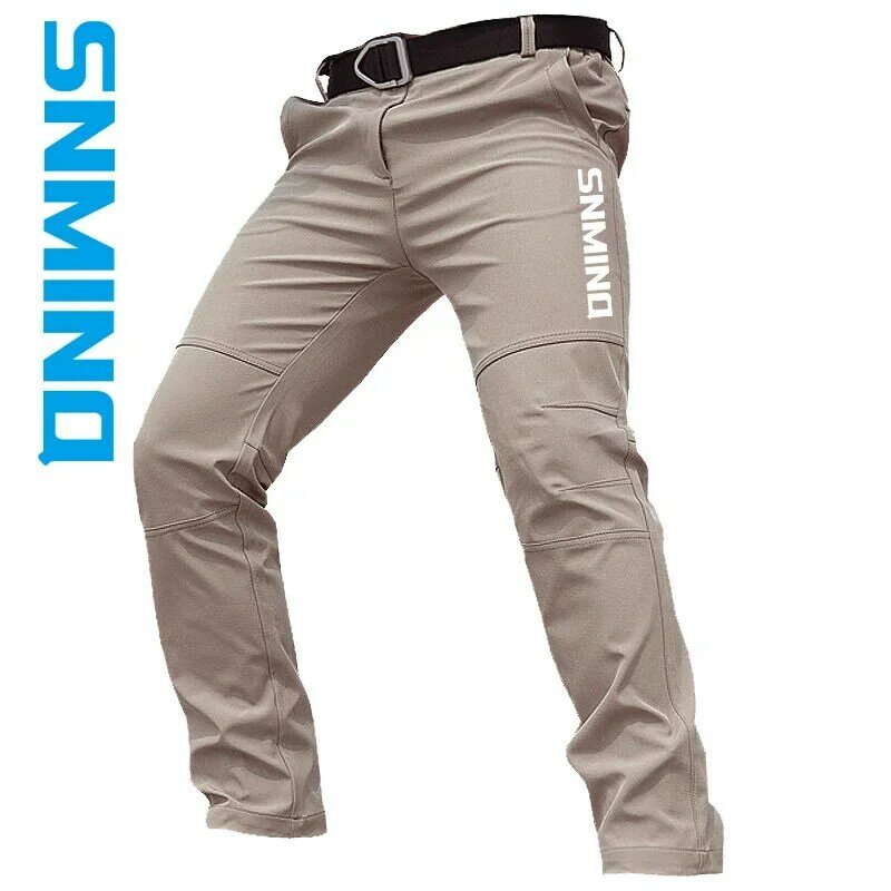 2024 Summer Men's Fishing Pants Outdoor Elastic Quick Drying Breathable Pants Sports Windproof Hiking Pants