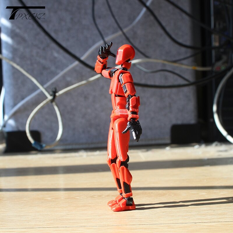 Maniquí de Robot móvil con múltiples articulaciones, juguetes impresos en 3D, 13 figuras de acción, regalos para juegos