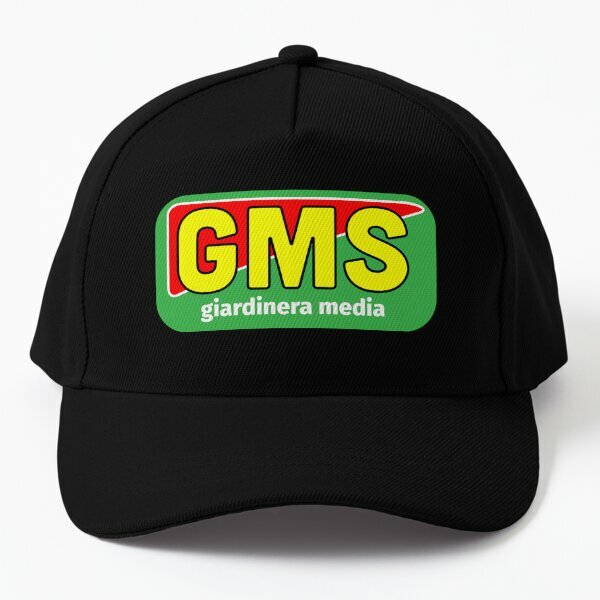 Giardiniera Media Logo 1 gorra de béisbol, sombrero de primavera Estampado de sol para mujer y niño, Color sólido, Hip Hop, verano, pescado, negro, deporte al aire libre