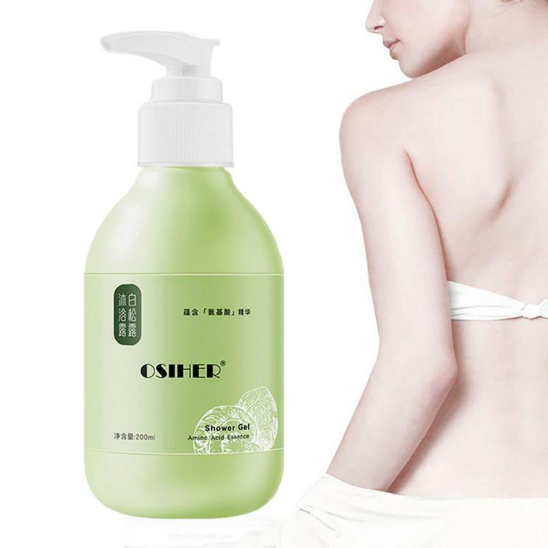 200ml White Truffle Shower Gel Body Wash Body Moisturizing Shower Gel Whole Body Wash Fast Whitening Clean Skin Care Bath Soap