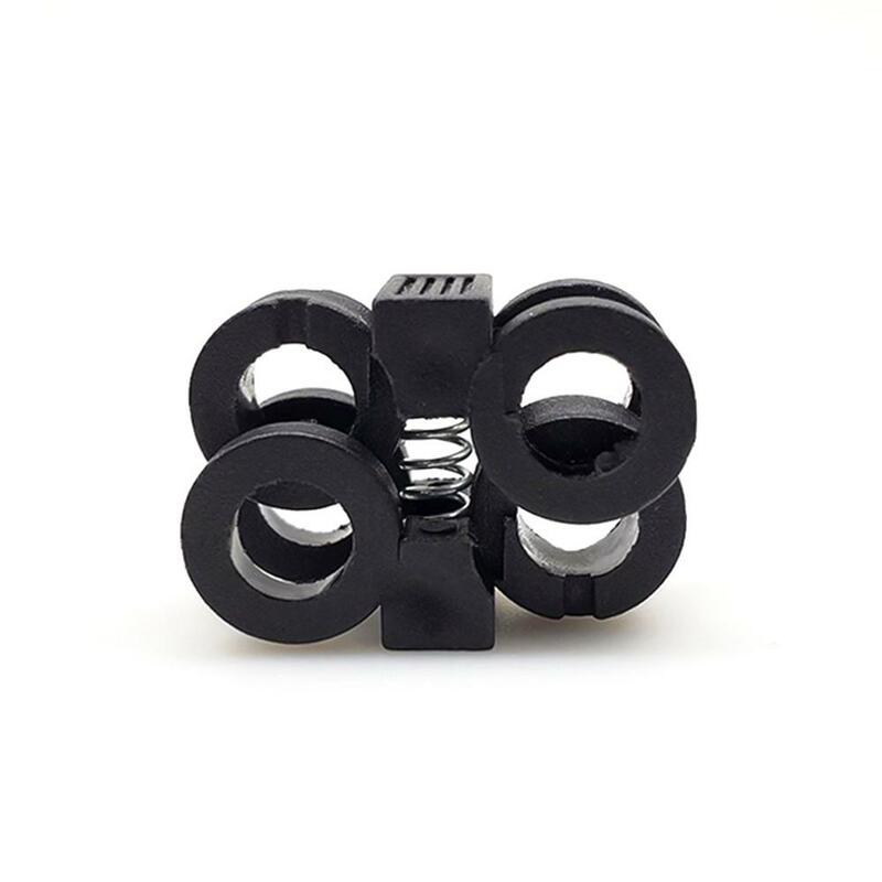 Elastic Elasticity Cat's Eye Buckle No Lace-up Buckle Shoe Buckle No Tie-down Anti-slip Buckle Black Spring Clip Shoe Buckle