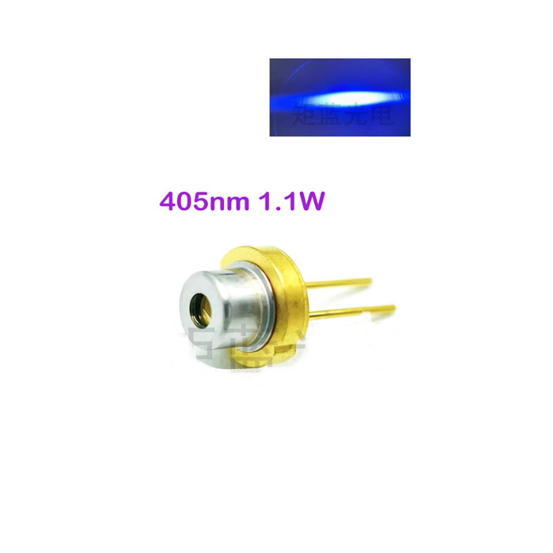 1 szt. Nowy GH04V01A2GC 405nm 1W 1.1W niebiesko-fioletowa dioda laserowa