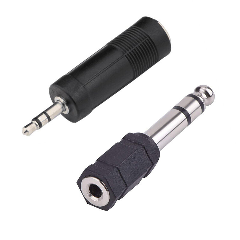 Konverter Transfer Audio, adaptor konektor mikrofon colokan Mini Jack 3.5mm Stereo untuk Speaker mikrofon
