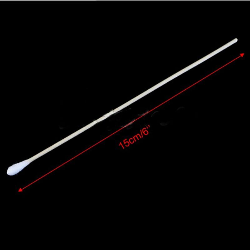 100 шт., длинные прочные ватные палочки-аппликаторы, деревянная ручка