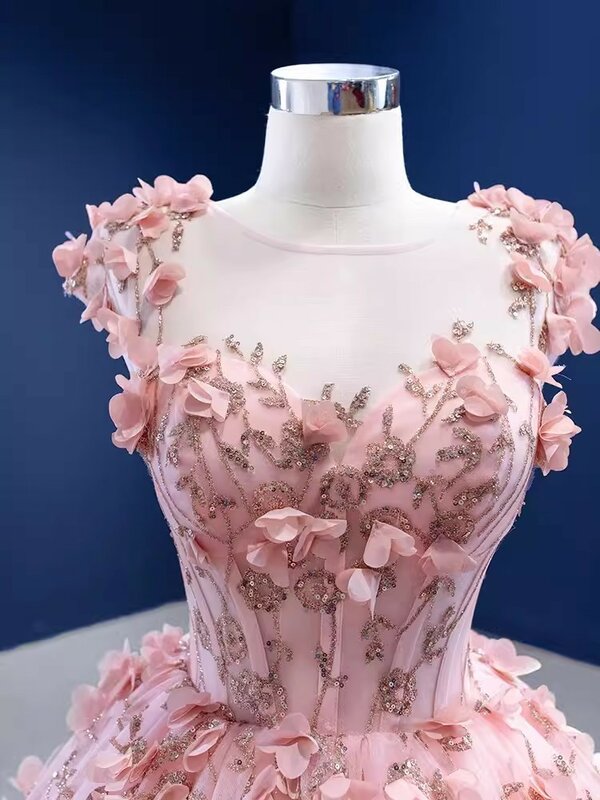 Новинка 2024 платья Эшли Глория Quinceanera платья милое цветочное строгое платье классическое бальное платье цветное под заказ