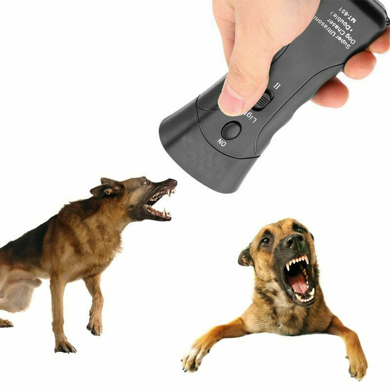 Dispositivo de entrenamiento ultrasónico portátil para perros, Dispositivo disuasorio para perros, dispositivo de Control de ladridos, herramienta de entrenamiento para dejar de ladrar, repelente sónico para perros