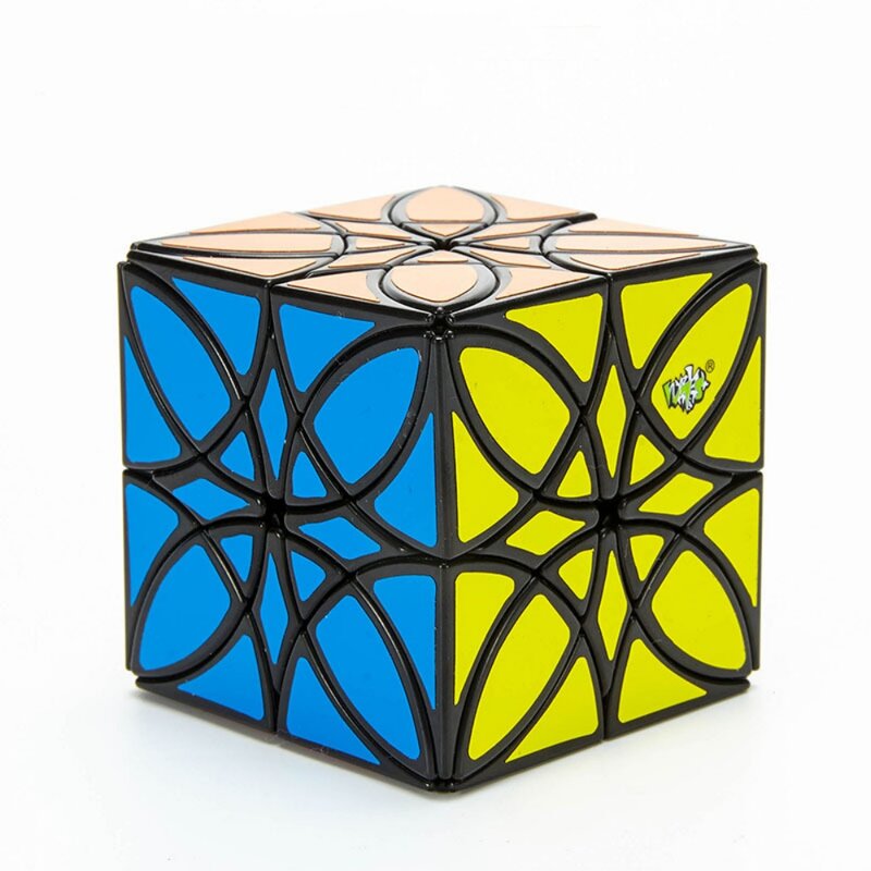 LanLan Butterflower 57mm profesjonalna magiczna kostka Puzzle Cubo Magico pomysł na prezent świąteczny gra o specjalnym kształcie zabawki edukacyjne