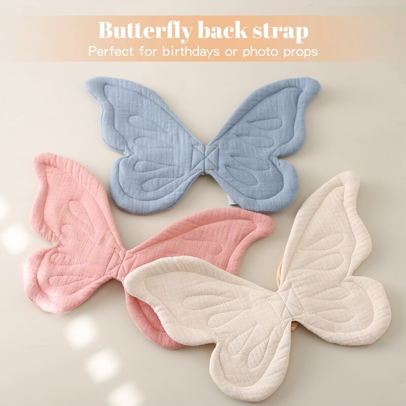 Dekorasi kupu-kupu di balik pesta ulang tahun bayi, warna Solid kupu-kupu kembali dengan sayap, hadiah ulang tahun