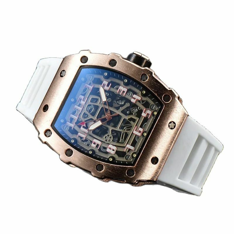 Relojes de cuarzo personalizados para hombres, correa de silicona, calidad superior, diseño de lujo, precio de fábrica, Popular