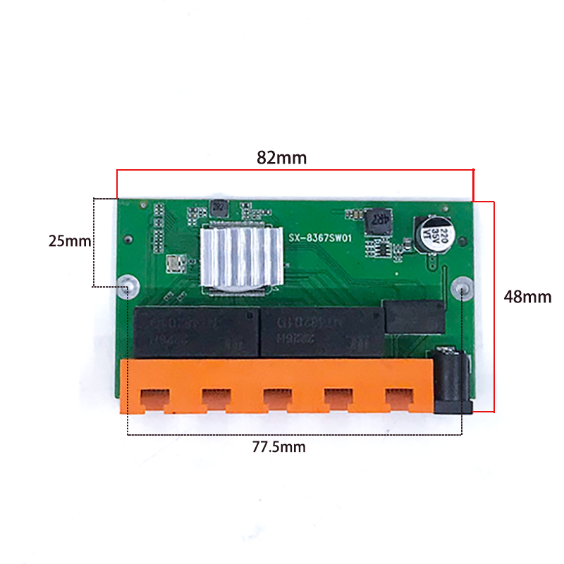 OEM neues Modell 5 Port Gigabit Switch Desktop RJ45 Ethernet Switch 1000 MBit/s LAN Gigabit Switch RJ45 TP-Link
