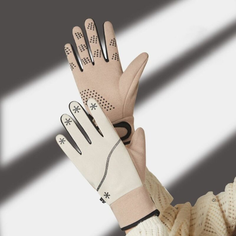 Guanti invernali caldi accessori punta delle dita Touch Screen ciclismo guanti caldi Snowboard guanti antiscivolo impermeabili uomo donna