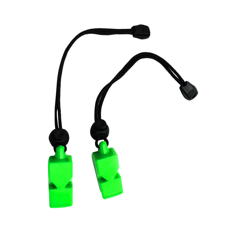 2 Pieces Whistles with Wrist Strap for Scuba Diving Kayaking Water Sports Outdoor Camping Hiking