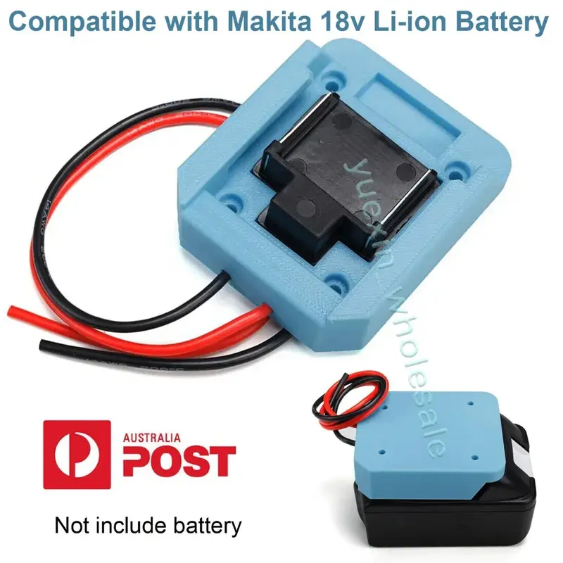 Power Wielen Adapter Voor Makita 18V Li-Ion Batterij Mount Connector Diy Adapter Dock Houder Voor Power Tool 14AWG