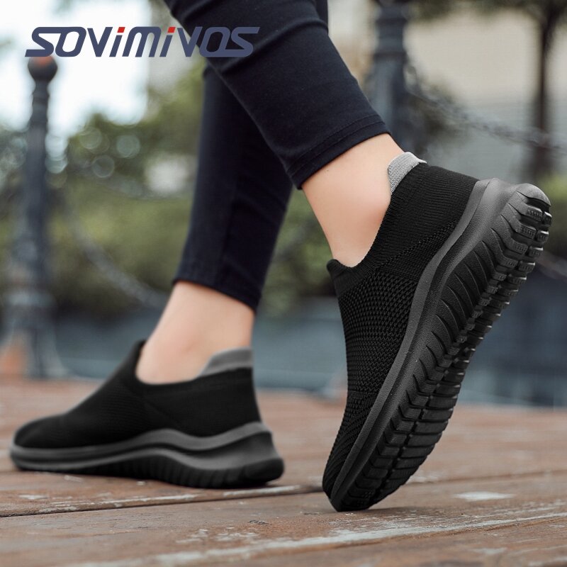 2022 New Shoes Men Loafers Light Walking Breathable Summer Comfortable Casual Shoes Women Sneakers Zapatillas Hombre Plus Couple